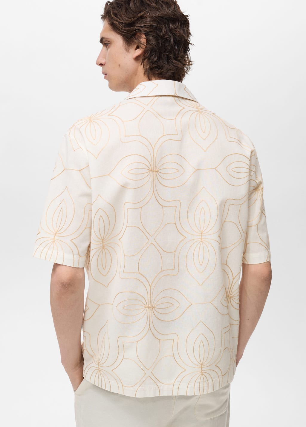 MANGO ESVEDRA1 87059215-01 MANGO MAN SHIRT SHORT SLEEVE