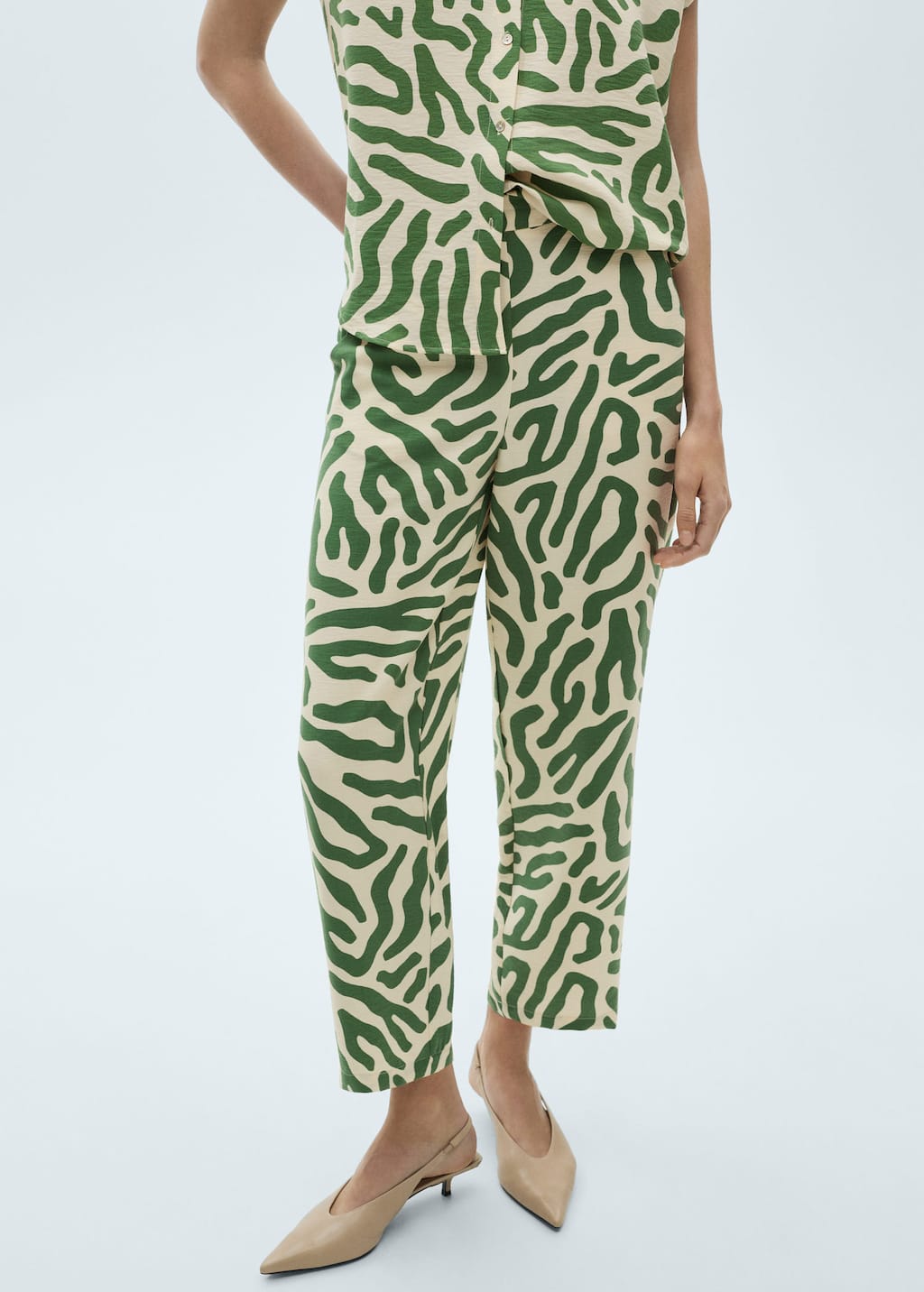 MANGO CACTUS-W 87060579-43 MANGO WOMEN TROUSER