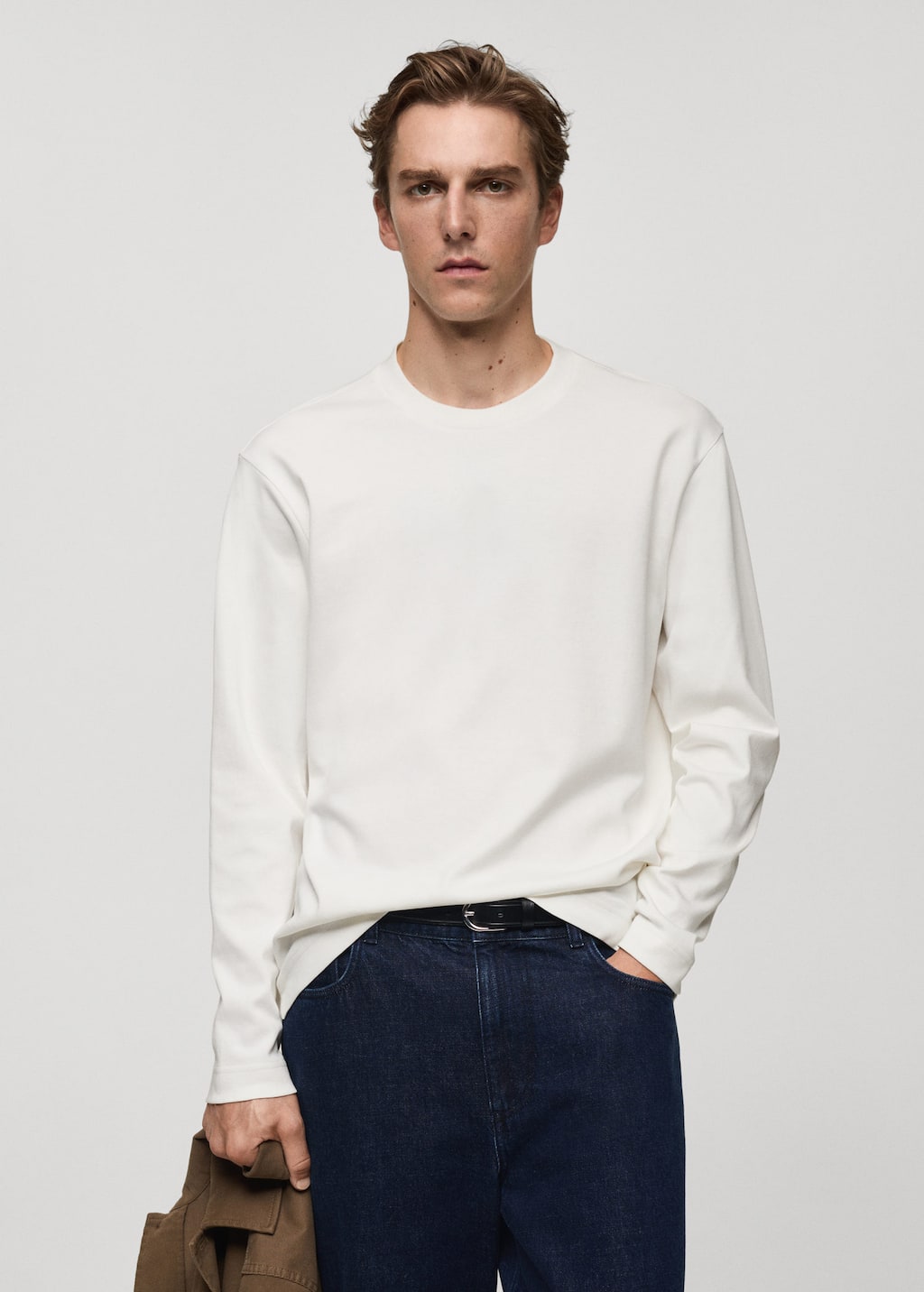 MANGO GARETH 87060600-01 MANGO MAN T-SHIRT LONG SLEEVE