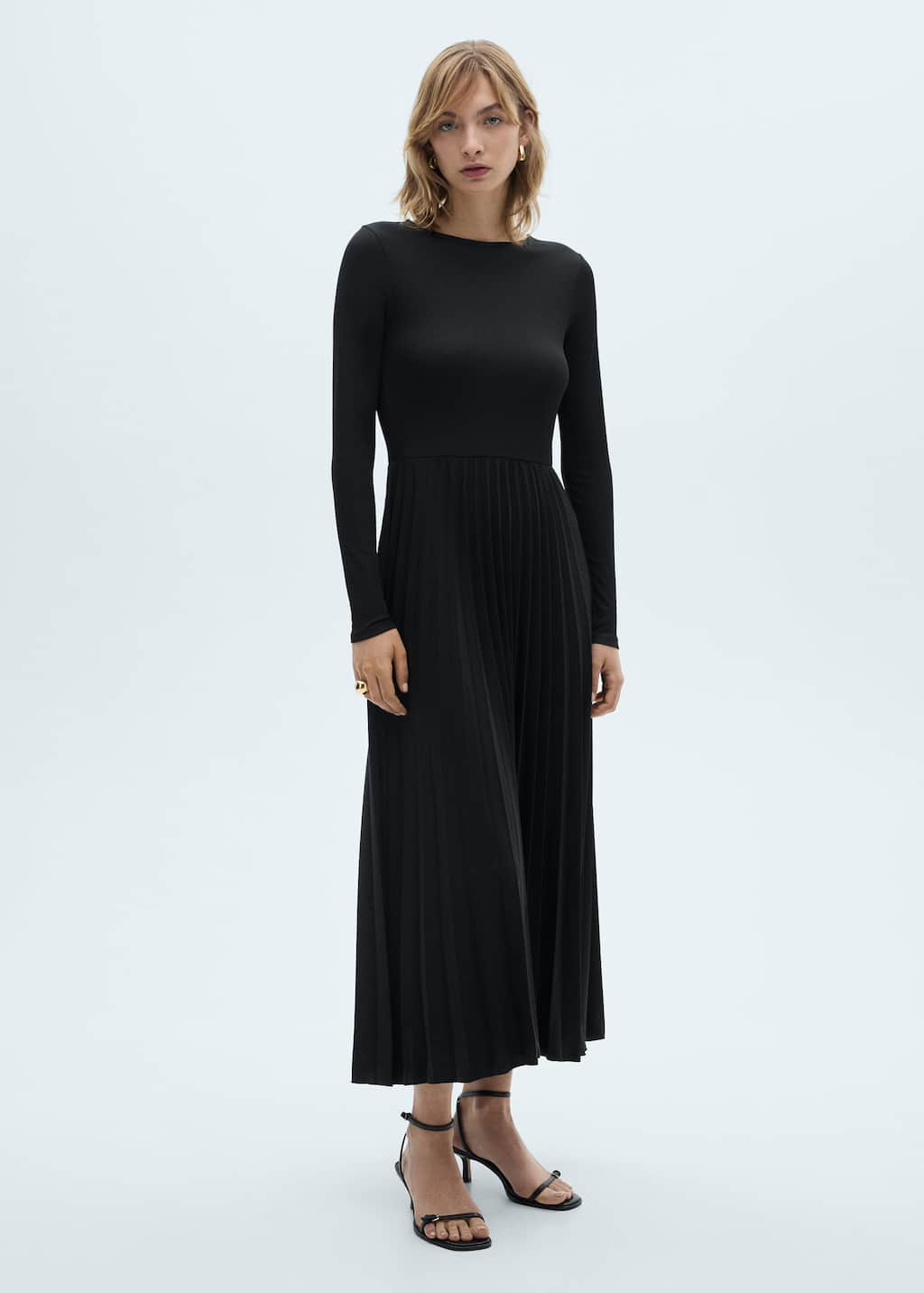 MANGO CALDERA-A 87061046-99 MANGO WOMEN DRESS FULL LENGTH