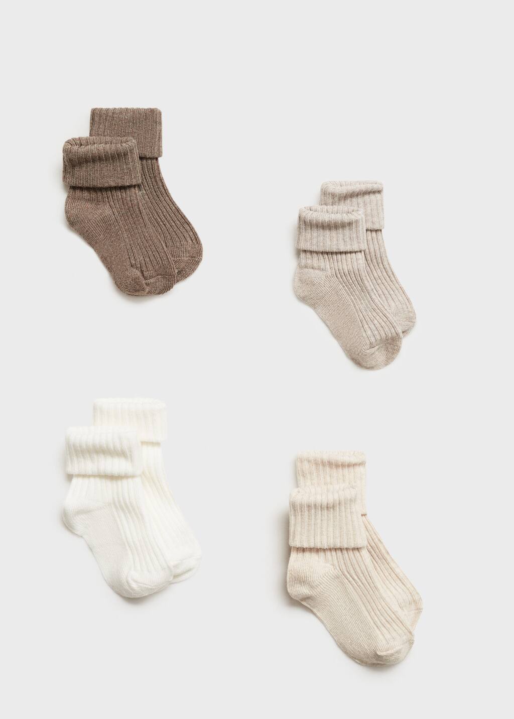 MANGO SAND7 87061518-07 MANGO KIDS NEW BORN BABY SOCK