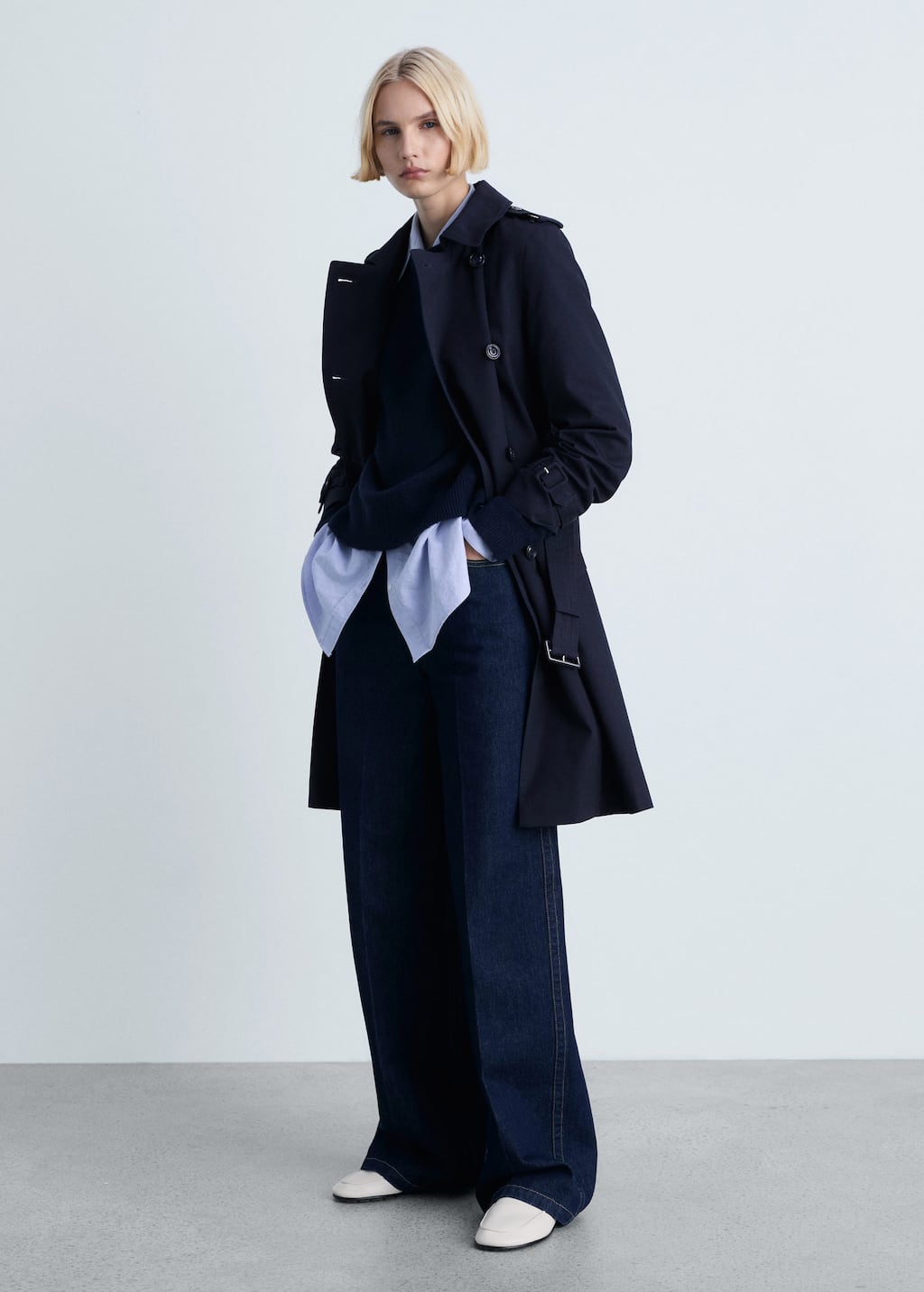 MANGO POLANA 87064062-56 MANGO WOMEN TRENCH COAT