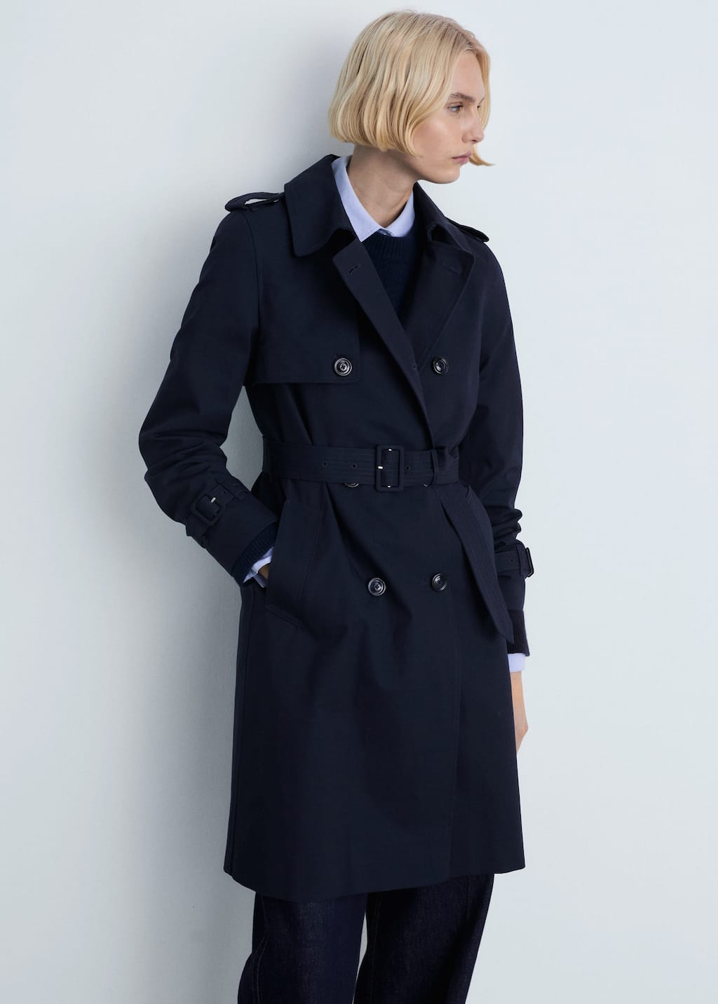 MANGO POLANA 87064062-56 MANGO WOMEN TRENCH COAT