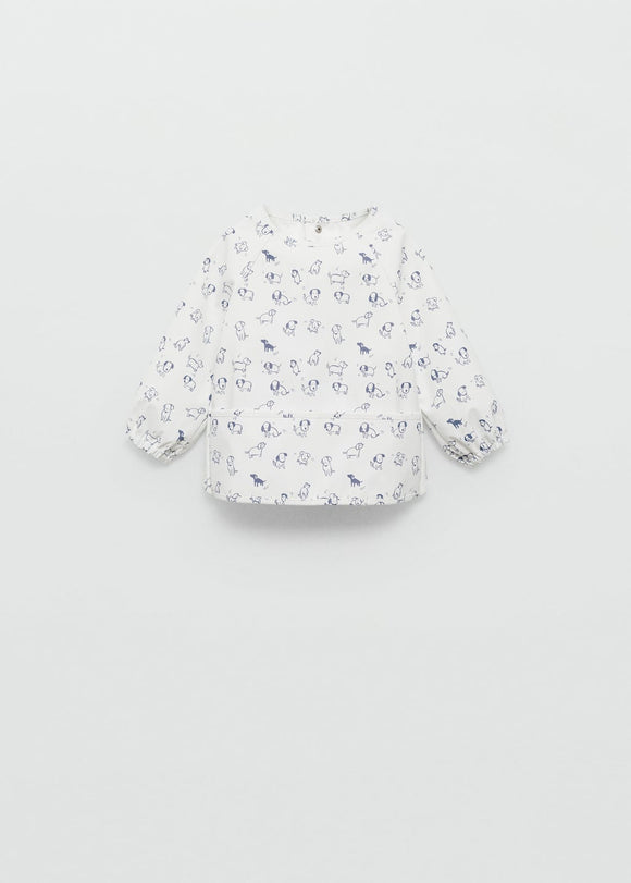 MANGO CUTIE 87064391-02 MANGO KIDS NEW BORN BABY BIB