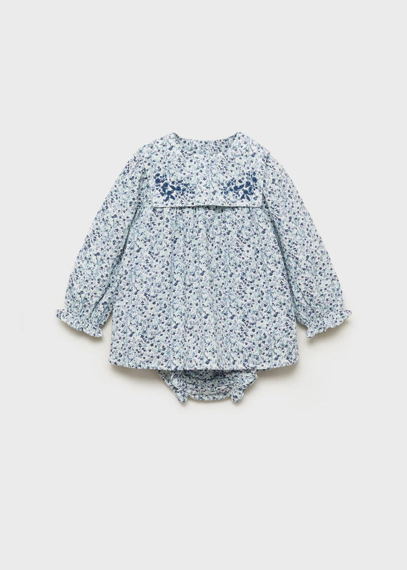 MANGO BOGOTA 87064401-52 MANGO KIDS NEW BORN BABY DRESS