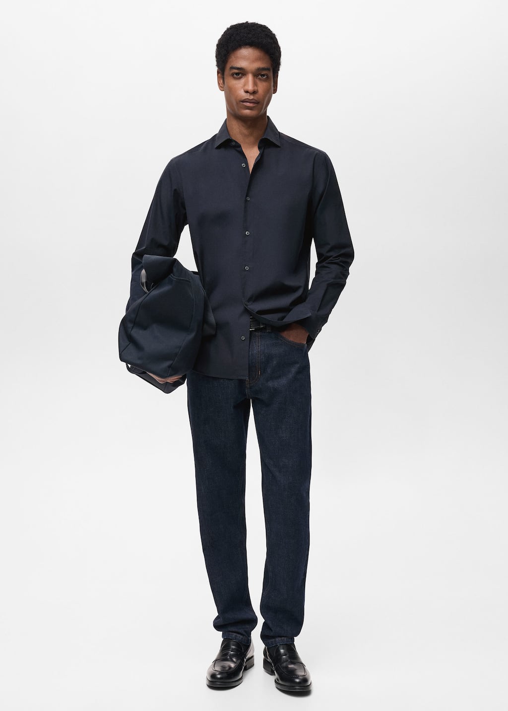 MANGO BILBAO 87064407-56 MANGO MAN SHIRT LONG SLEEVE