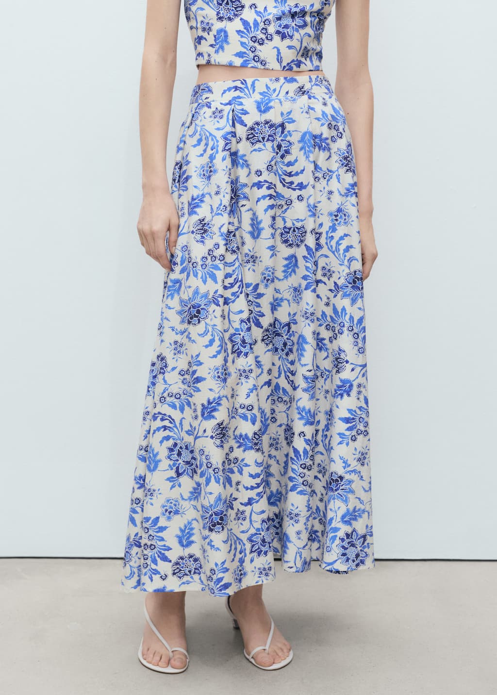 MANGO INDIGO 87068646-02 MANGO WOMEN SKIRT