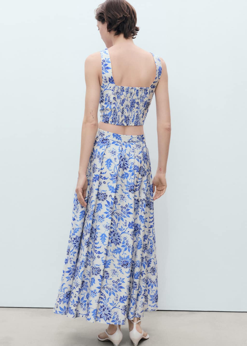 MANGO INDIGO 87068646-02 MANGO WOMEN SKIRT