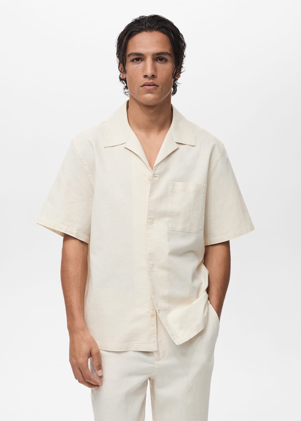 MANGO CABRERA 87069213-04 MANGO MAN SHIRT SHORT SLEEVE