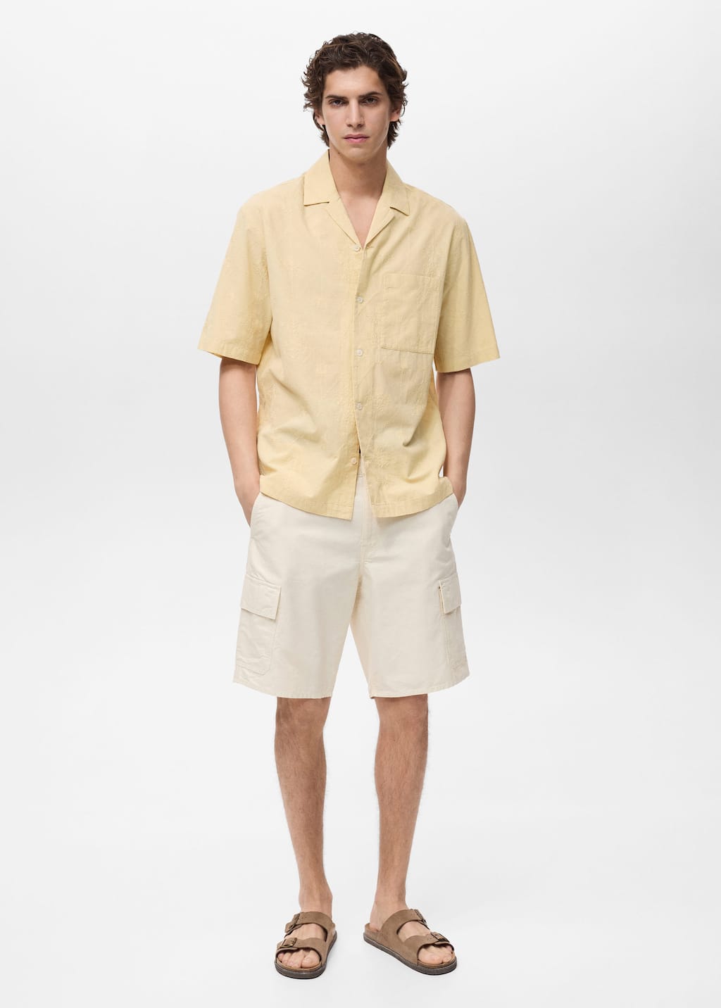 MANGO ESVEDRA 87069214-10 MANGO MAN SHIRT SHORT SLEEVE