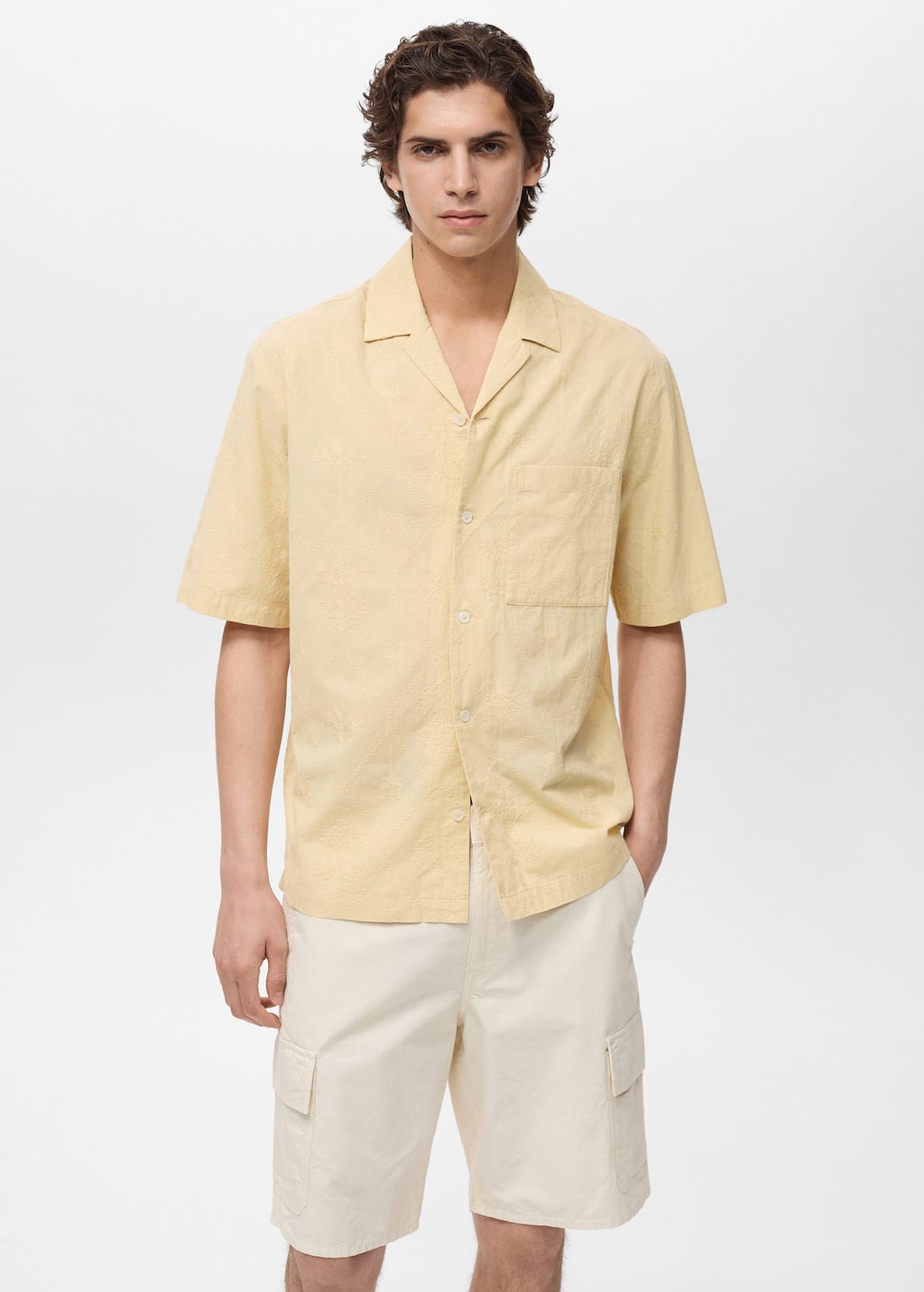 MANGO ESVEDRA 87069214-10 MANGO MAN SHIRT SHORT SLEEVE