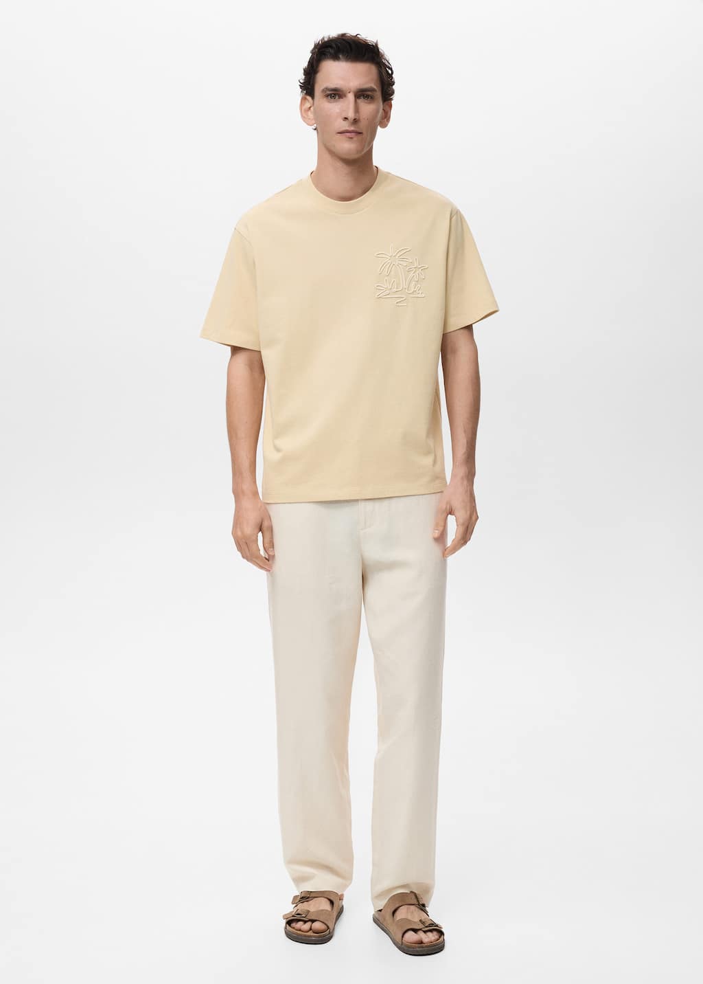 MANGO PALM 87069218-10 MANGO MAN T-SHIRT SHORT SLEEVE