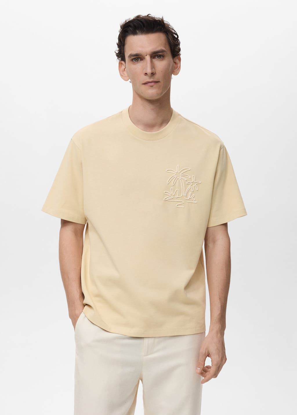MANGO PALM 87069218-10 MANGO MAN T-SHIRT SHORT SLEEVE