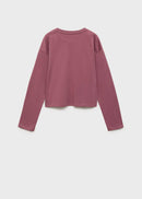 MANGO RPURPLE 87072024-63 MANGO KIDS GIRL T-SHIRT LONG SLEEVE-6