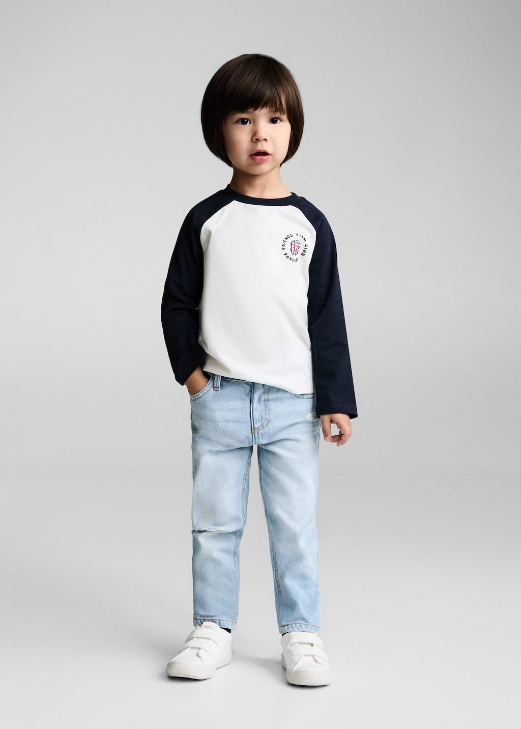 MANGO FOREVER 87073274-56 MANGO KIDS BABY BOY T-SHIRT LONG SLEEVE