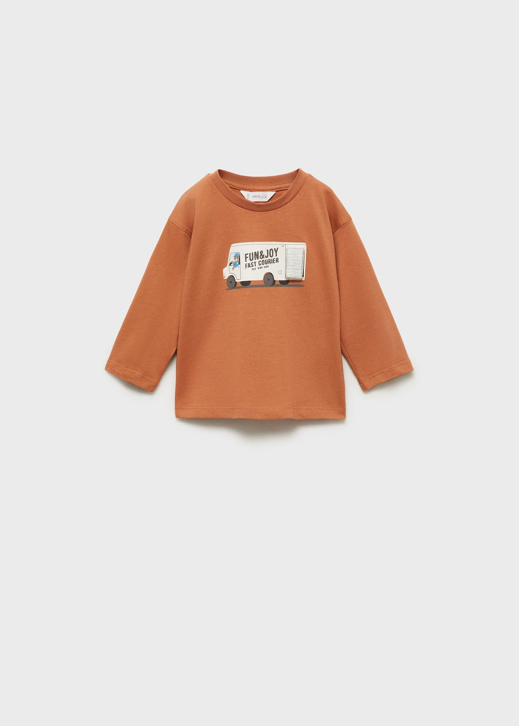 MANGO COURIER 87073641-17 MANGO KIDS BABY BOY T-SHIRT LONG SLEEVE