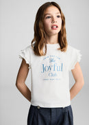 MANGO JOYFUL 87074792-02 MANGO KIDS GIRL T-SHIRT SHORT SLEEVE-1