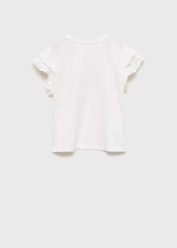 MANGO JOYFUL 87074792-02 MANGO KIDS GIRL T-SHIRT SHORT SLEEVE
