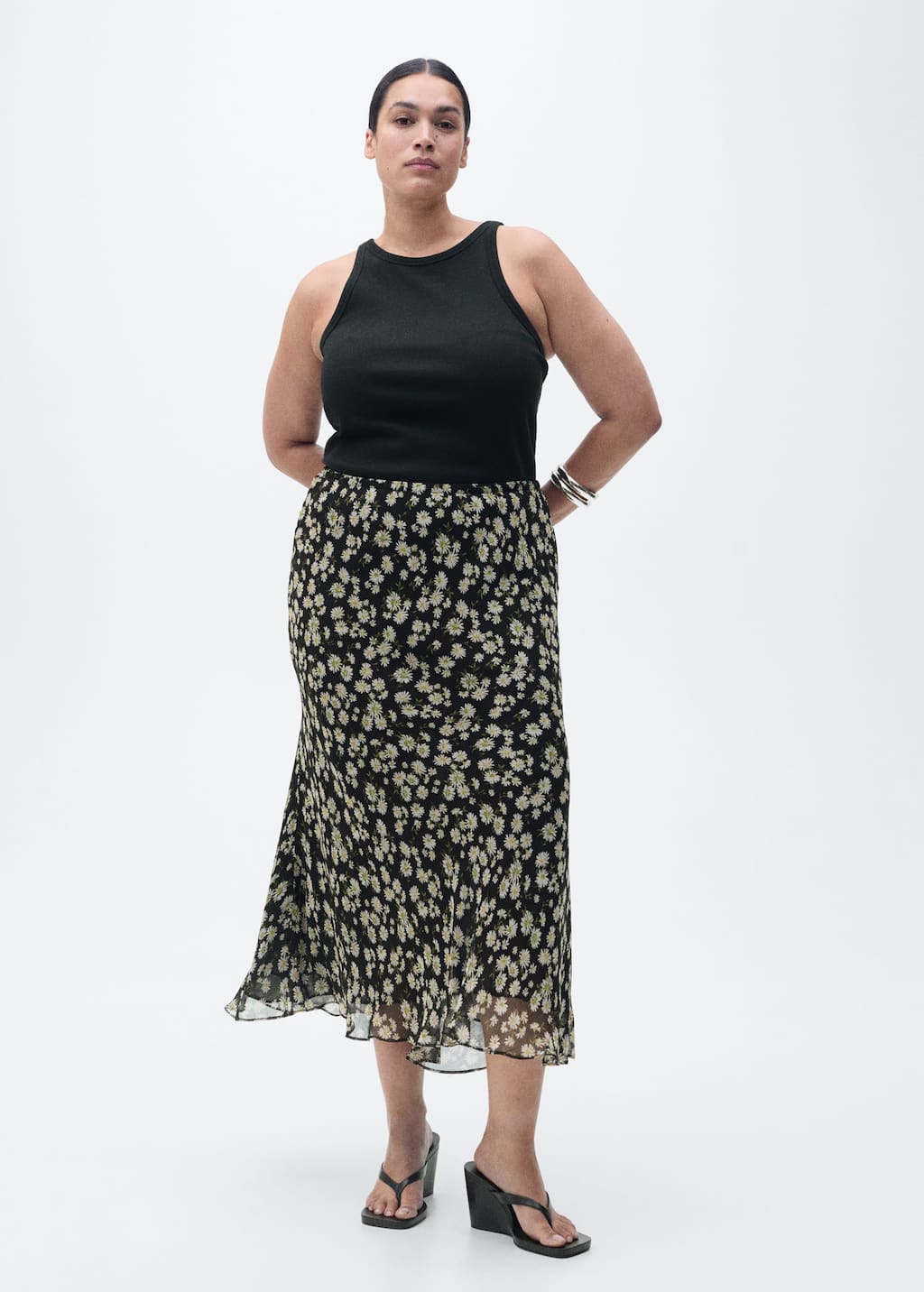 MANGO BELLE 87075757-99 MANGO WOMEN SKIRT