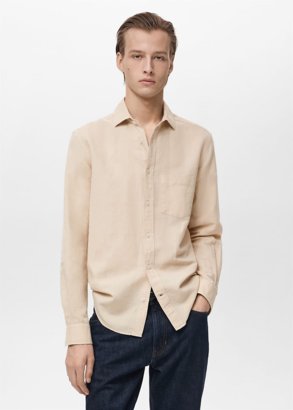 MANGO AVISPA 87075929-07 MANGO MAN SHIRT LONG SLEEVE