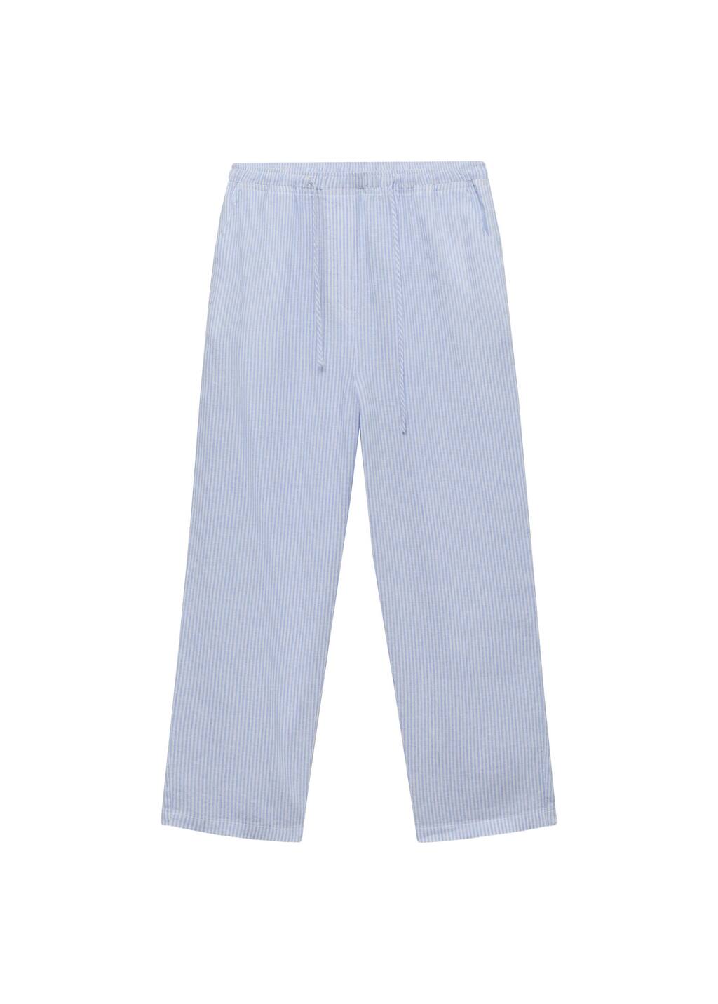 MANGO LINEN 87076341-50 MANGO WOMEN TROUSER