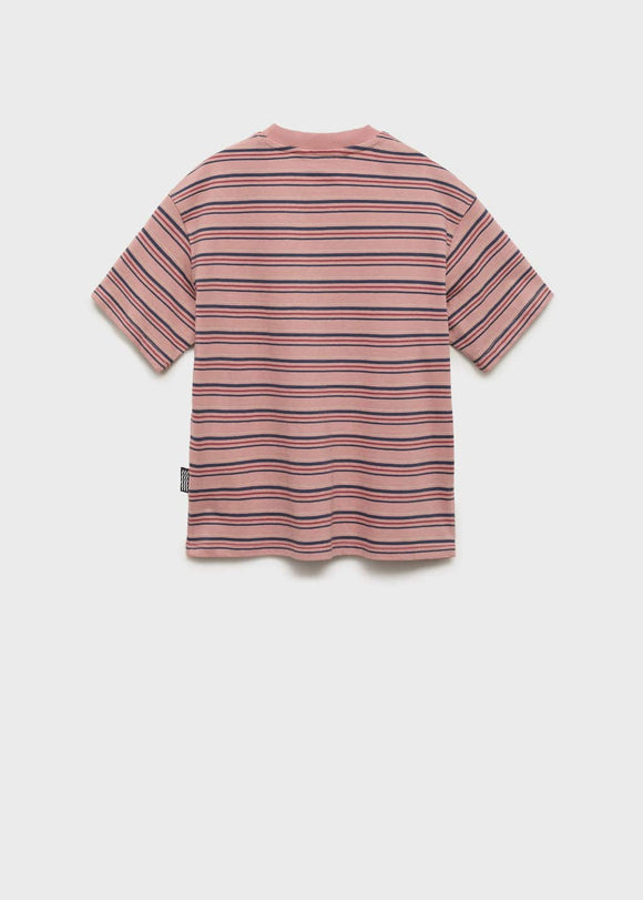 MANGO STRIPBOY 87076345-75 MANGO KIDS BOY T-SHIRT SHORT SLEEVE