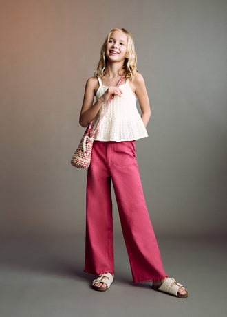 MANGO DELHI 87076720-74 MANGO KIDS GIRL TROUSERS