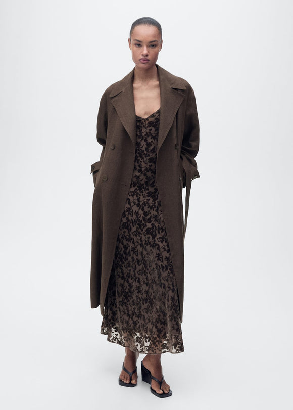 MANGO BEIRUT 87077888-30 MANGO WOMEN TRENCH COAT