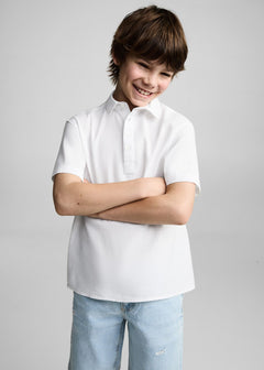 MANGO PETER 87078266-01 MANGO KIDS BOY SHIRT SHORT SLEEVE