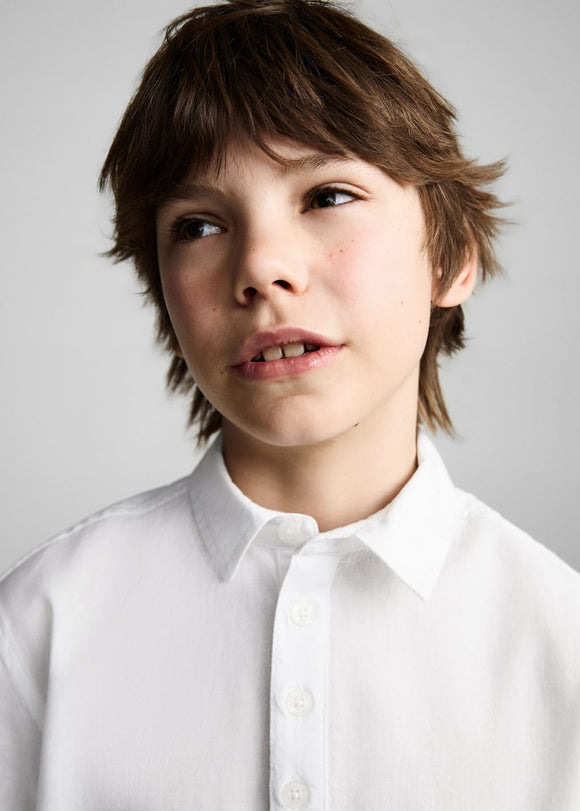 MANGO PETER 87078266-01 MANGO KIDS BOY SHIRT SHORT SLEEVE