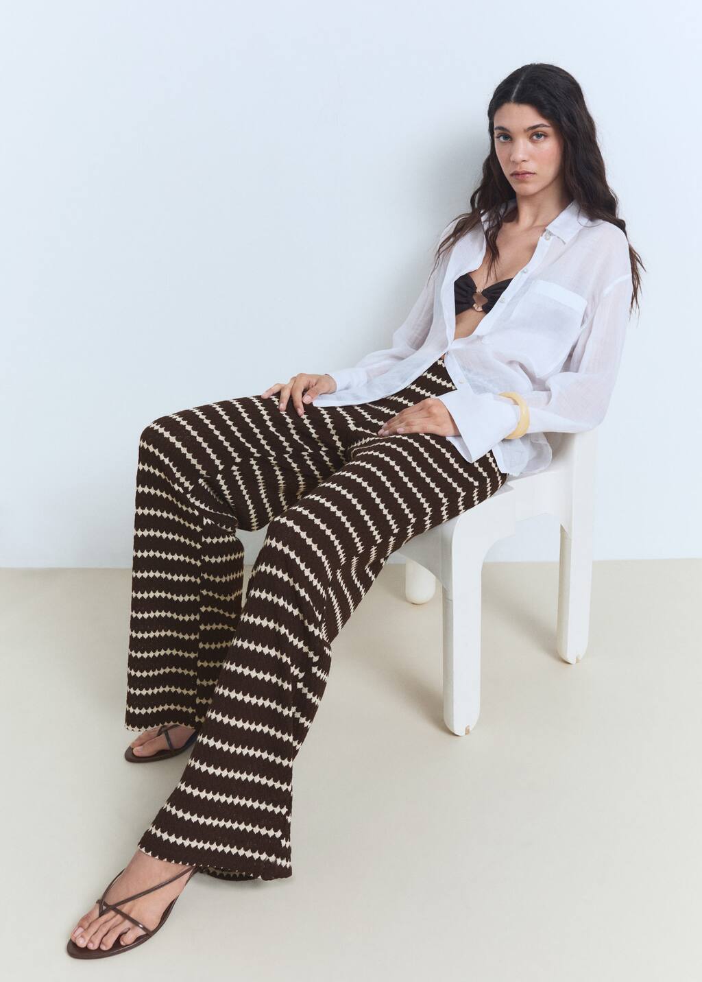 MANGO NATI 87079213-30 MANGO WOMEN TROUSER