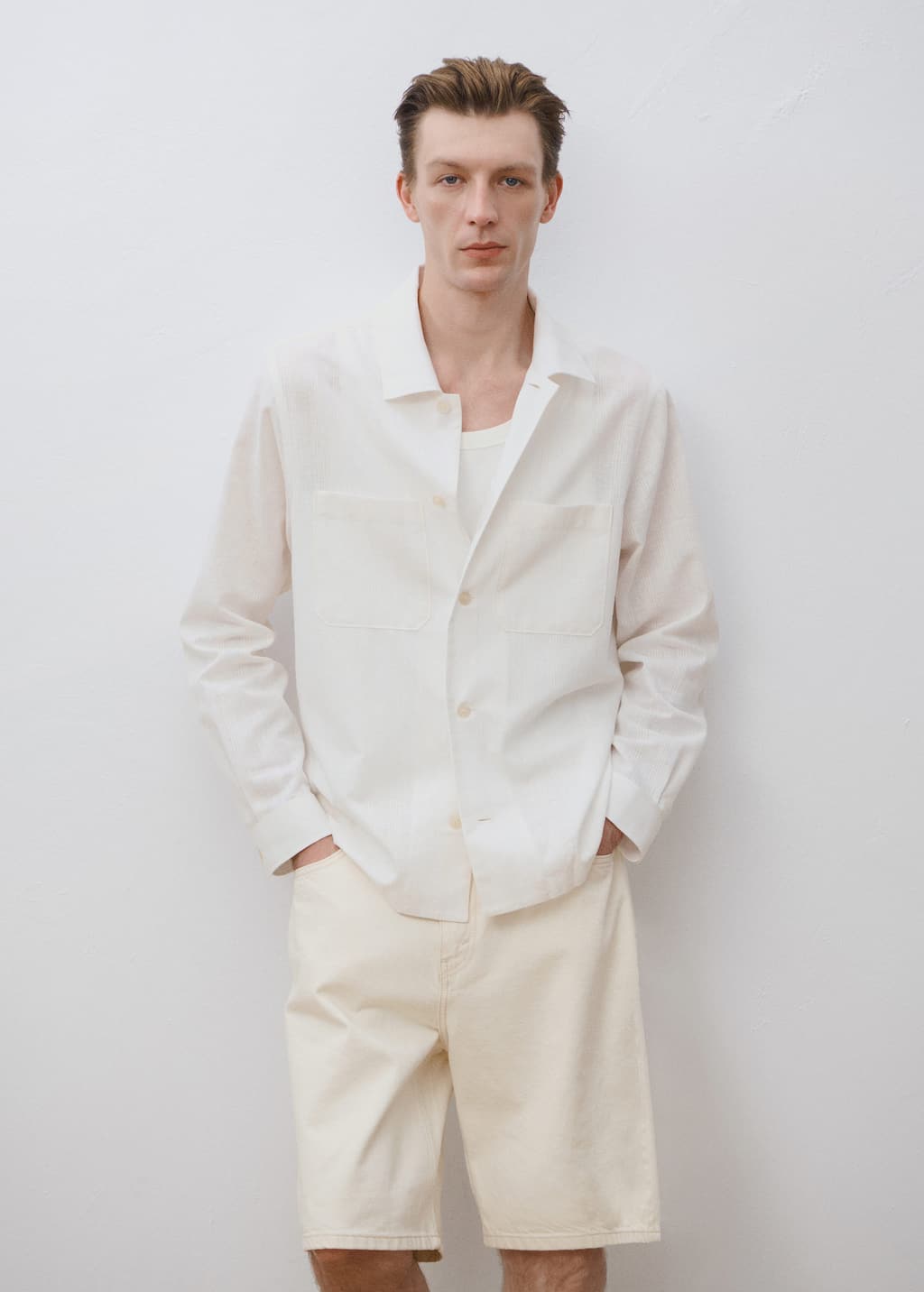 MANGO IBIZA 87079216-05 MANGO MAN SHIRT LONG SLEEVE