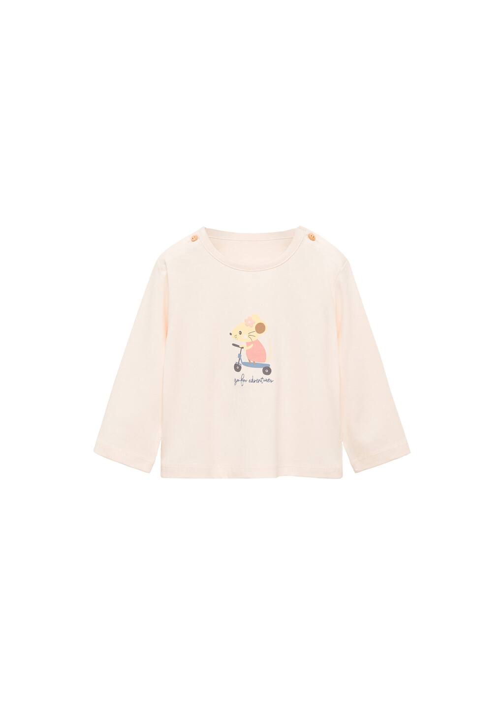 MANGO MOUSE 87081051-82 MANGO KIDS NEW BORN BABY T-SHIRT LONG SLEEVE