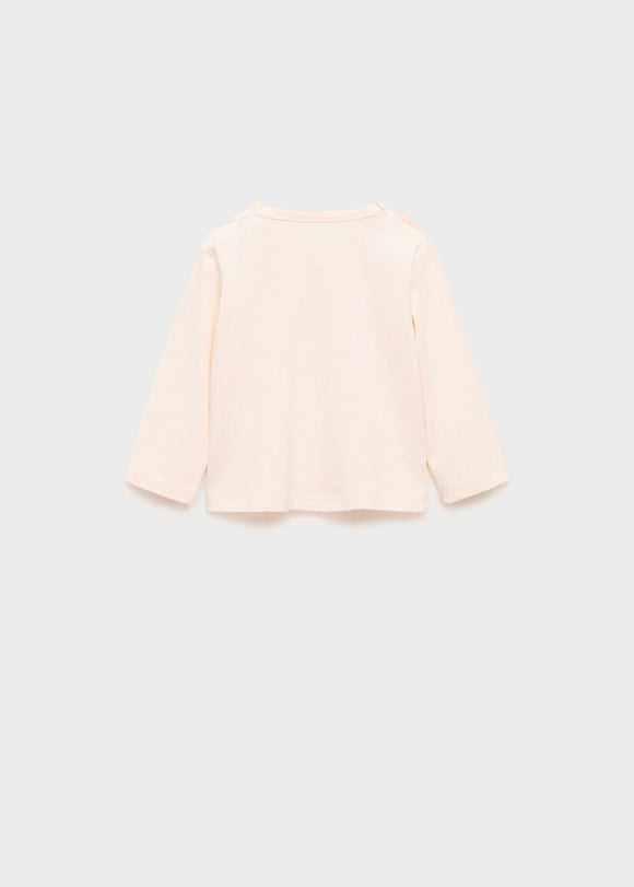 MANGO MOUSE 87081051-82 MANGO KIDS NEW BORN BABY T-SHIRT LONG SLEEVE
