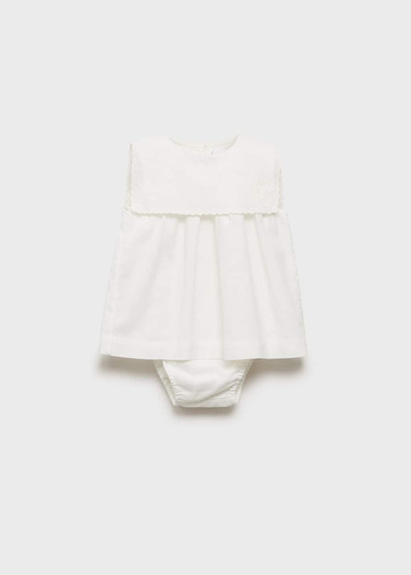 MANGO FRANCIS 87084399-02 MANGO KIDS NEW BORN BABY DRESS