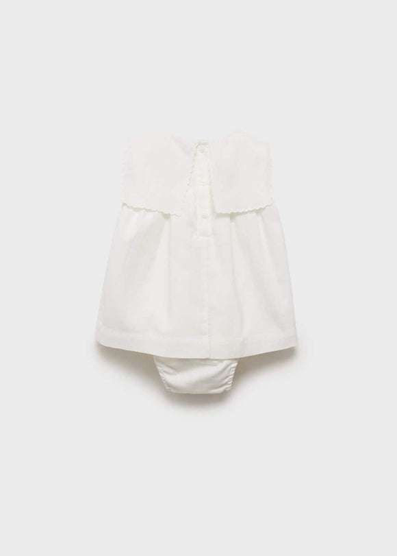 MANGO FRANCIS 87084399-02 MANGO KIDS NEW BORN BABY DRESS
