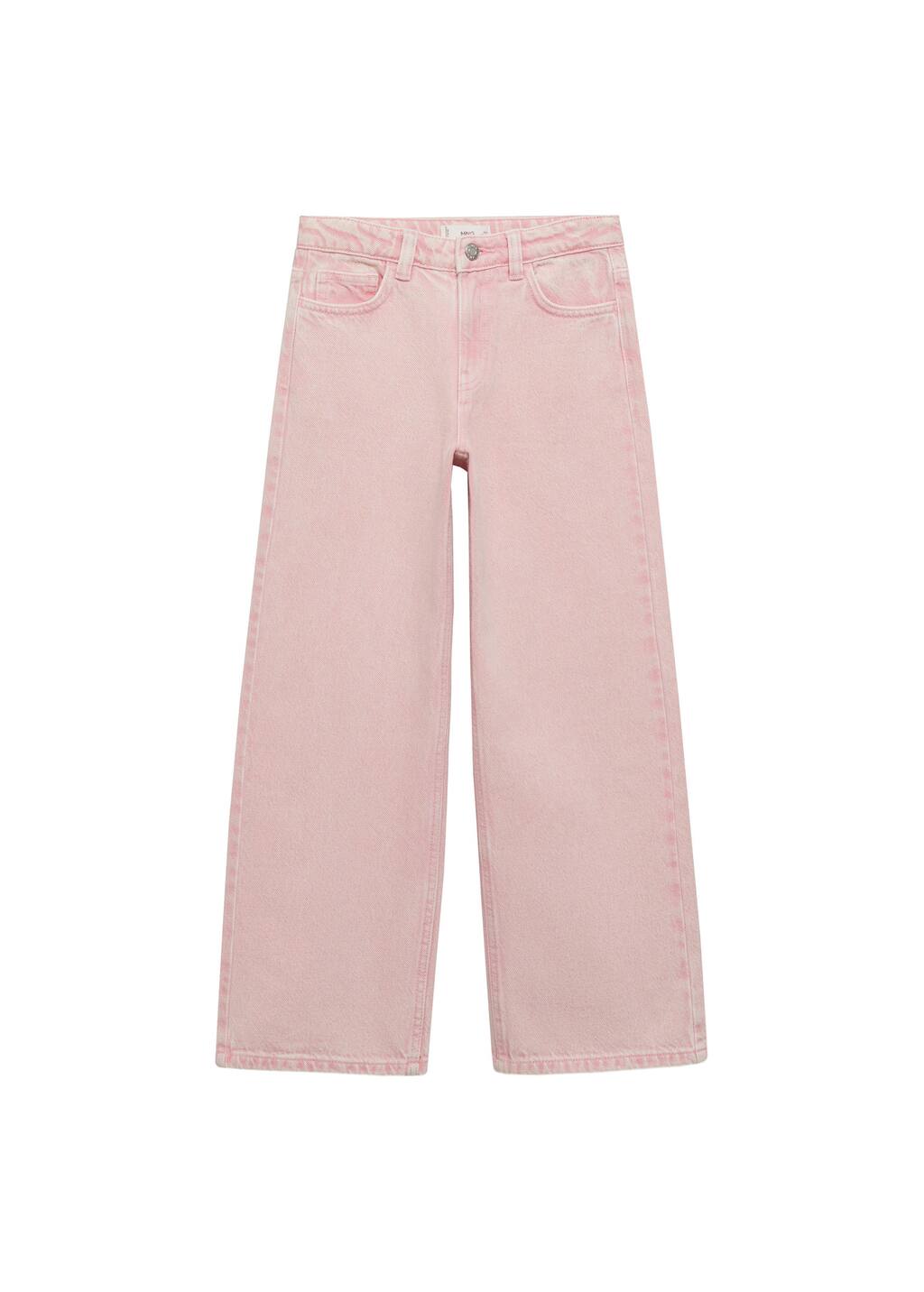 MANGO WIDEPINK 87085138-85 MANGO KIDS GIRL JEANS