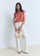 MANGO MAREA 87085752-74 MANGO WOMEN T-SHIRT SHORT SLEEVE-2