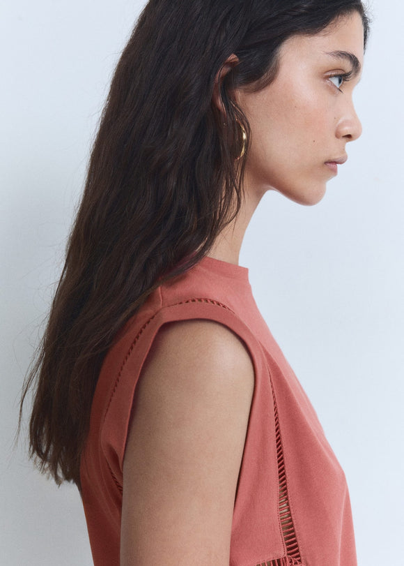 MANGO MAREA 87085752-74 MANGO WOMEN T-SHIRT SHORT SLEEVE