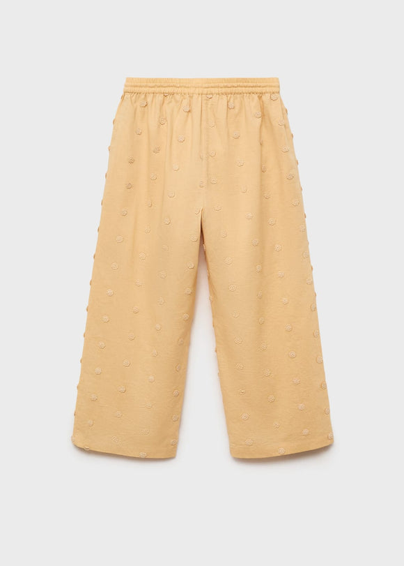 MANGO MOUSSE 87085949-15 MANGO KIDS GIRL TROUSERS
