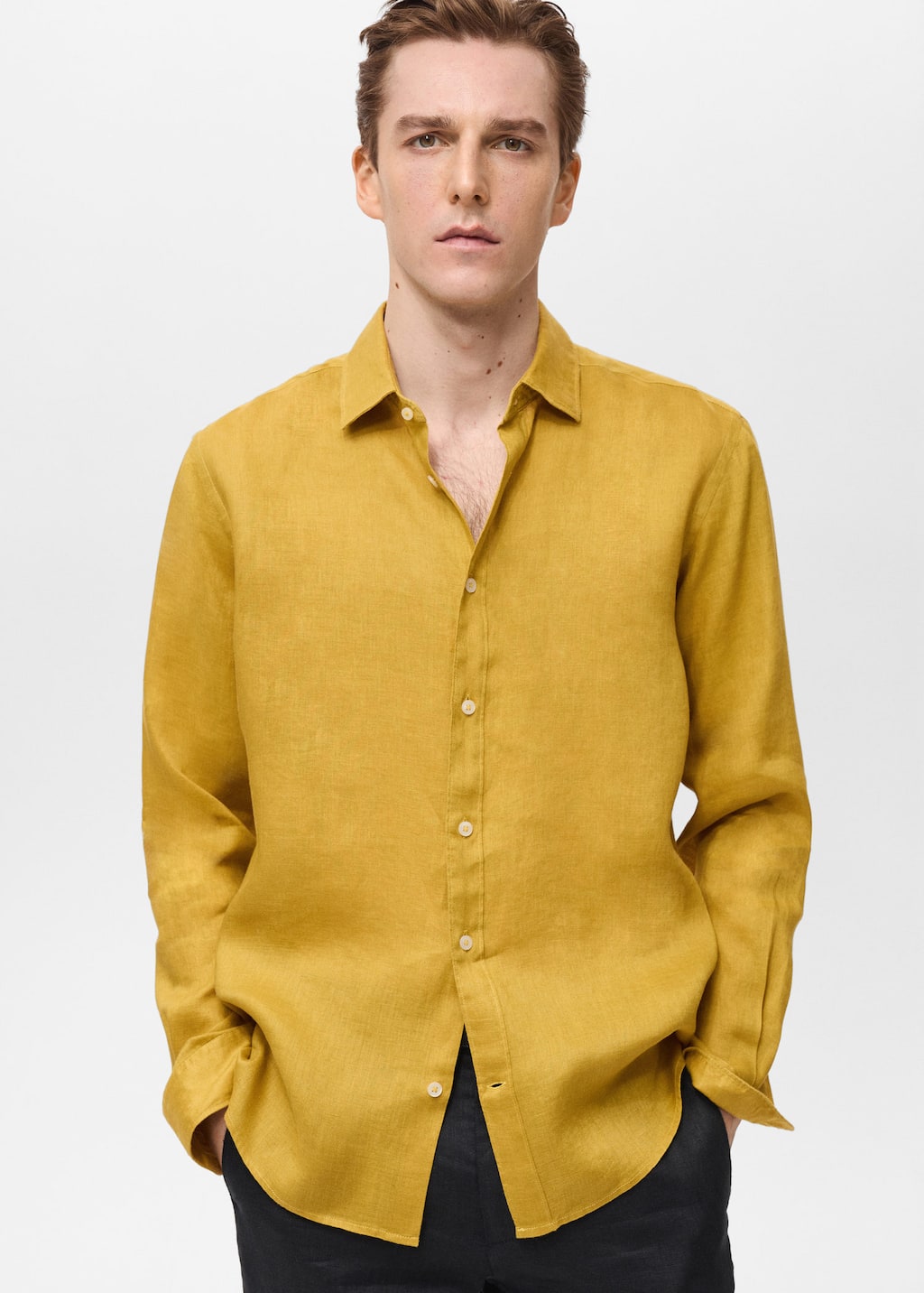 MANGO PARROT 87085950-19 MANGO MAN SHIRT LONG SLEEVE