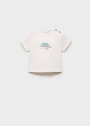 MANGO CAMALEON 87085954-02 MANGO KIDS NEW BORN BABY T-SHIRT SHORT SLEEVE-1