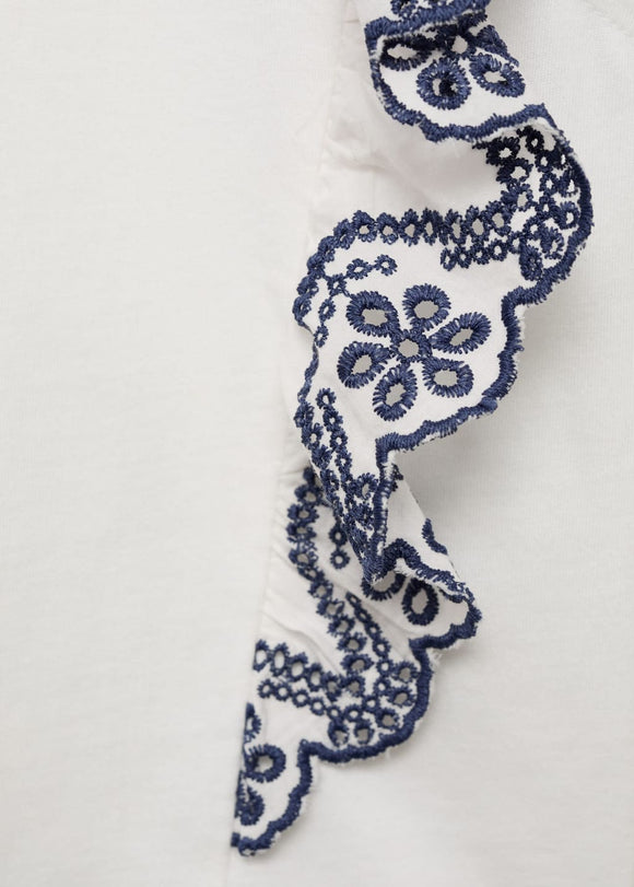 MANGO PLANI 87085957-02 MANGO KIDS GIRL T-SHIRT SHORT SLEEVE