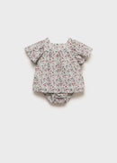 MANGO AZAFRAN 87085965-85 MANGO KIDS NEW BORN BABY DRESS-1