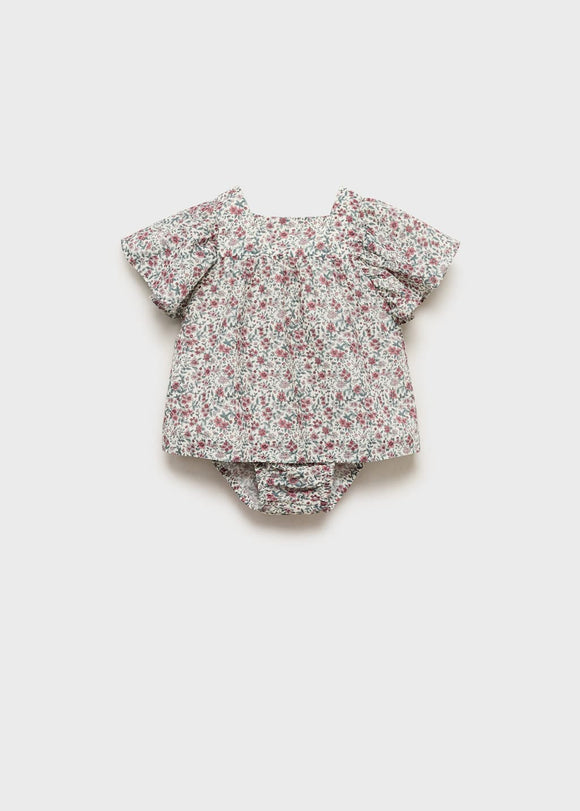 MANGO AZAFRAN 87085965-85 MANGO KIDS NEW BORN BABY DRESS