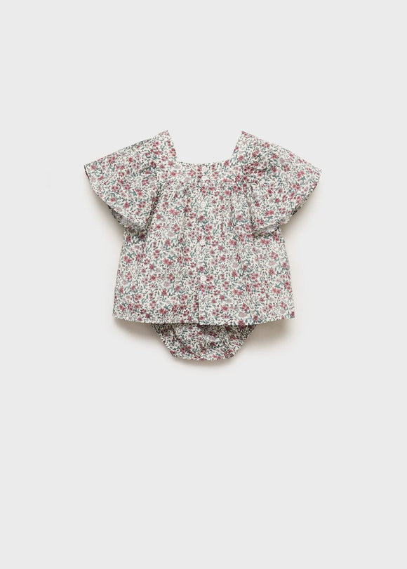 MANGO AZAFRAN 87085965-85 MANGO KIDS NEW BORN BABY DRESS