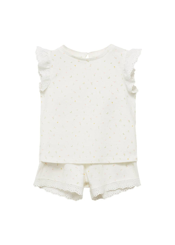 MANGO BLANCAB 87086716-02 MANGO KIDS BABY GIRL PIJAMAS