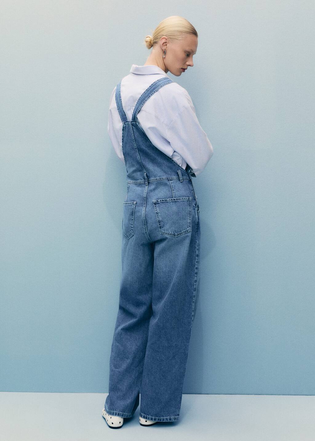 MANGO CARLOTA 87087180-TM MANGO WOMEN DUNGAREE