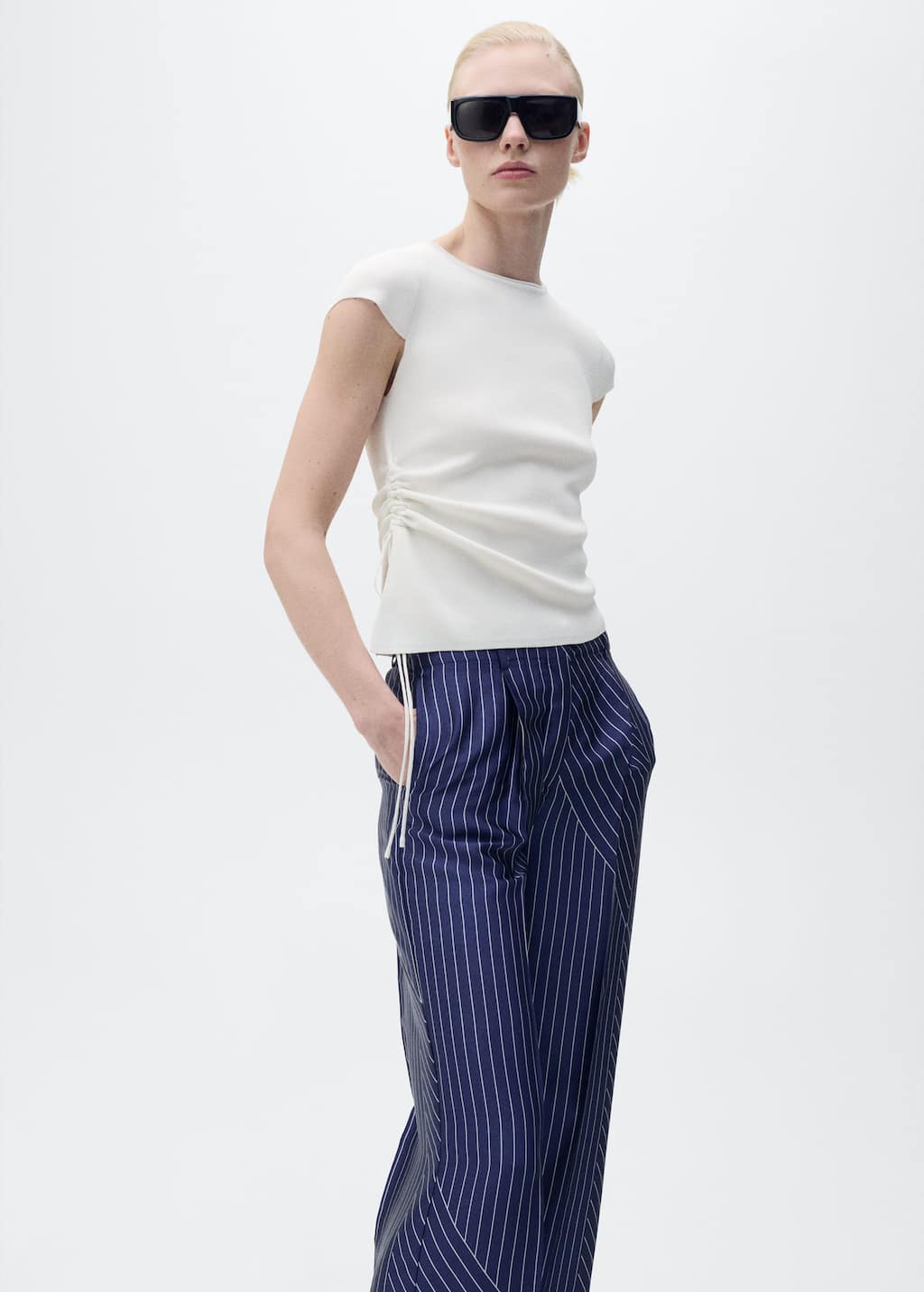 MANGO SHIRTY 87087193-52 MANGO WOMEN TROUSER