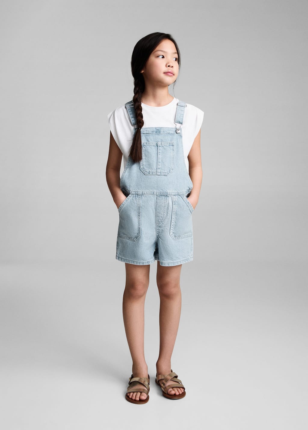 MANGO ADRIANA 87087701-TC MANGO KIDS GIRL DUNGAREE